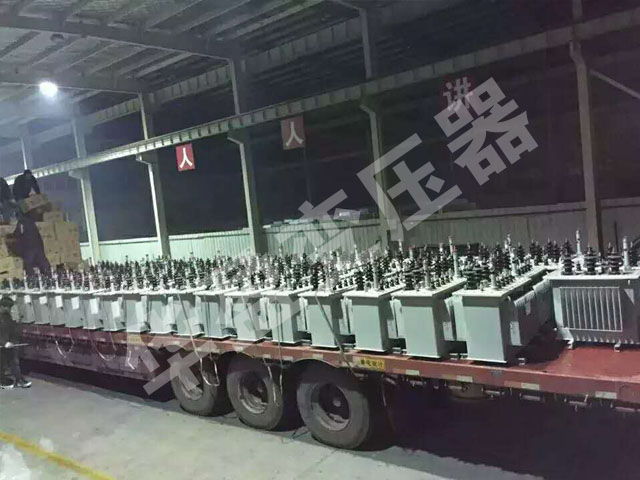 濮阳非晶合金变压器发货现场